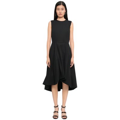 THE ASYMMETRIC MIDI DRESS